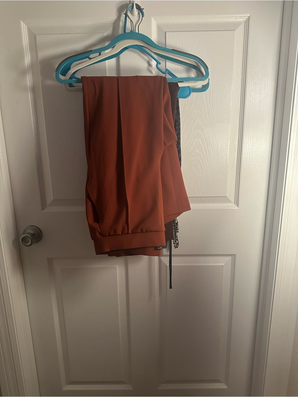 LOFT Rust-Colored Cozy Jogger Pants